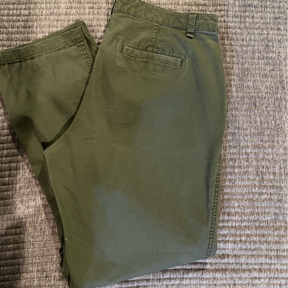 GAP Women's Olive Green Chinos